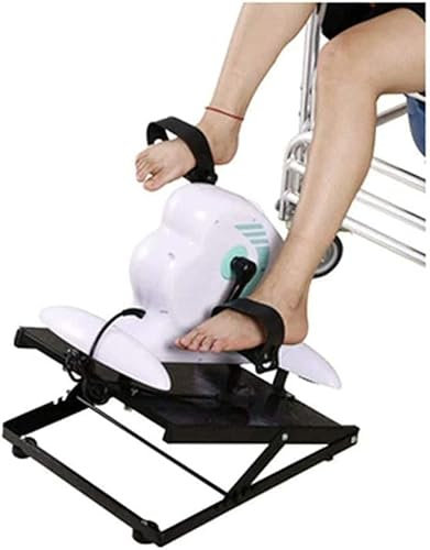 KOHKA Mini Pedal Trainer Eléctrico - Completamente Ensamblado para Las Piernas Y Los Brazos - Portátil Fácil De Usar, Ideal para Espacios Compactos, Usar Sentado En Un Sofá O Silla