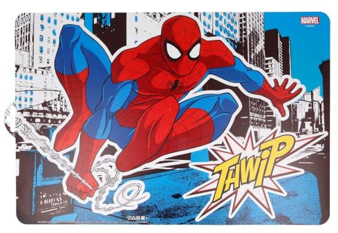 NEU Tischunterlage Platzdeckchen Malunterlage Knetunterlage Eßunterlage Rot 1 Stück kompatibel zu Spiderman