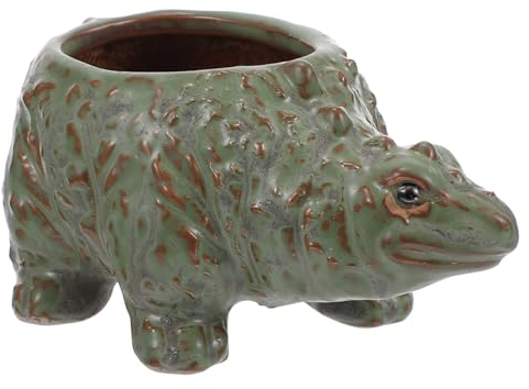 Kisangel Wohnkultur 1stk Saftiger Blumentopf Einmachgläser Porzellantopf Keramik Tier Vase