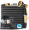 KETTOYA 100FT Expandable Garden Hose, Flexible Hose Pipe with Metal 10-Pattern Spray Nozzle, Leak-Proof Retractable Heavy Duty Water Hose, Durable 3750D Plus, 4-Layer Latex Core, Kink-Free, Black