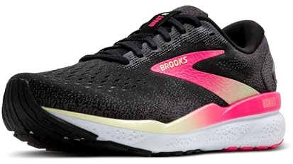 Brooks 1204071B074 Ghost 16 Damen Black/Pink/Yellow EU 44
