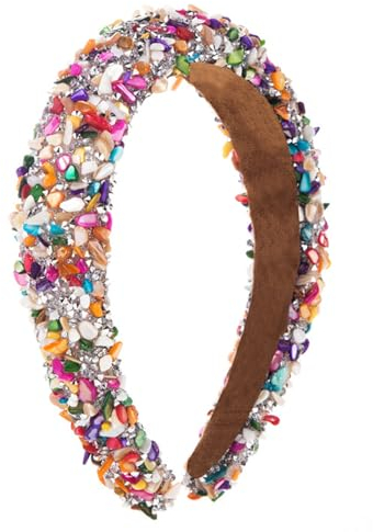 Fashion Damen Haarreif, Kristall-Stirnbänder, Haarbänder verziert, Haarreifen, Party, Hochzeit, Kopfschmuck, Glitzer, Haarband für Frauen und Mädchen