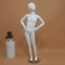 Schaufensterpuppe Für Teenager, Schaufensterpuppe Mit Sockel, Komplette Schaufensterpuppe Für Einkaufszentrum/Modedesign-Stand/Schaufensterladen, Weißer Beweglicher Puppenkörper