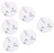 HEMOTON 6 Stück Plattenspieler Kalibrierungsscheibe Rutschfestes Messgerät Lineal Vinyl Recorder Zubehör Professionelle Tonabnehmer Kalibrierungsnadel Kalibrierung Acryl