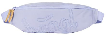 Baagl Riñonera para niños – Riñonera para niños niñas adolescentes – Elegante bolso bandolera de material resistente con cremallera de 2 vías, Lilac, Fashion