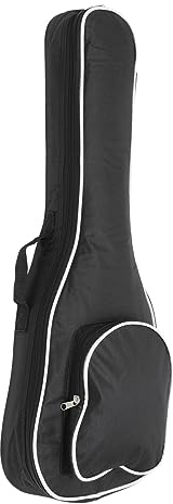 Ukulelentasche für Kleine Gitarren Weihnachten 26 Zoll Party | Oxford Gewebe mit Schwammfutter, Schwarz, Leicht und Tragbar, für Instrumente, Einfache Handhabung