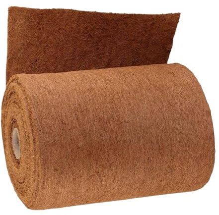 Generisch Kokos Liner Rolle 50cmx500cm Kokosmatte Winterschutz Für Pflanzen Aus Kokosfasern Für Pflanzer Kasten Blumenkorb Garten Haustiermatte