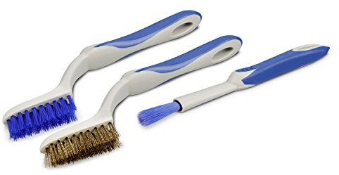 Michelin 92563 Präzisionsreinigungs Set mit Ergonomisch Geformter, Rutschhemmender Griff, 3-teilig