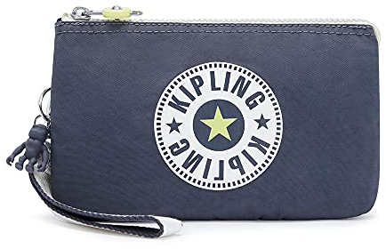 Kipling Unisex Creativity XL Reisezubehör-Reisebrieftasche, Grauer Schiefer Bl