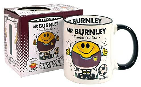 Kapow Gifts Mr Burnley Mug Football Cup Merchandise, Ceramic, 250ml