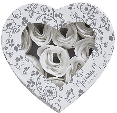 Mathilde M. Boîte avec Fleurs de Savon 9 Roses parfumées, à Offrir