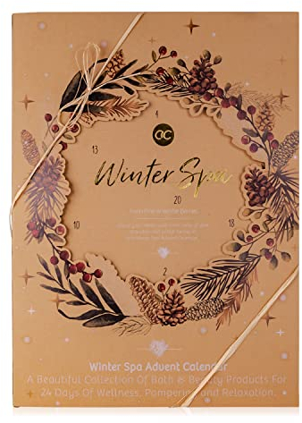 Accentra GmbH Adventskalender Winter Spa - Fresh Pine & Winter Berries - 24x Bath & Beauty