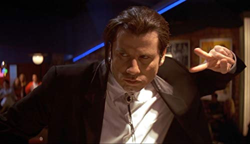 Poster John Travolta Szene Tanz Rock'n'Roll Pulp Fiction Black Comedy, Film