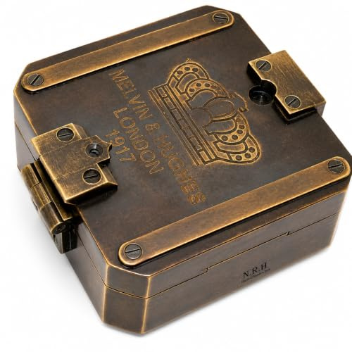 Brunton Kompass für Sammlerstücke, massives Messing, 7,6 cm