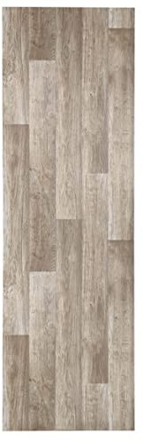 Tadi & Imperio1979 Langer Holzteppich für Küche, rutschfest, für Flur, Wohnzimmer und Vinylböden, TOBOS 02 Eiche