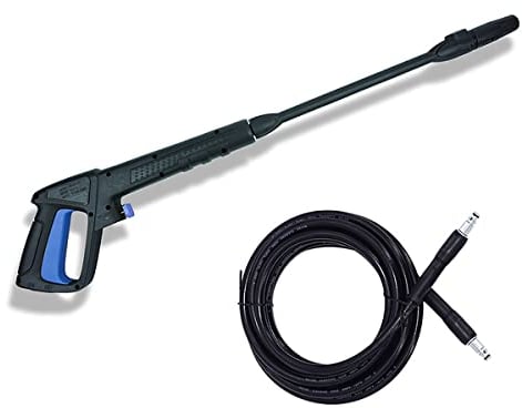Aim Tools Pistola Grilletto a Connessione Rapida Pistola a Spruzzo Kit Lancia per Idropulitrici Bosch con 5 m Tubo di Lavaggio con Raccordi Rapidi per Lavaggio Auto
