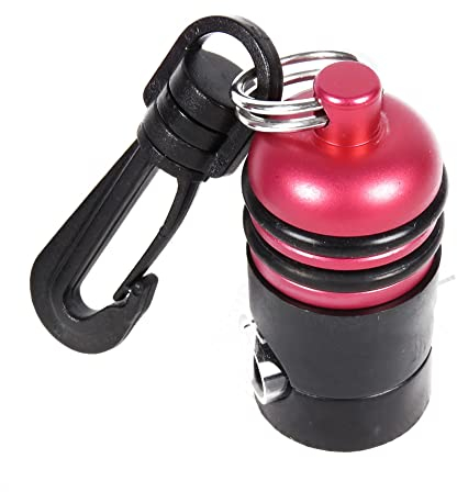 JNJOOD Tauchregler-Schlauchhalter Zweite Stufe Octopus-Halteclip-Klemme Magnetischer Verstellbarer und Halter,Rot