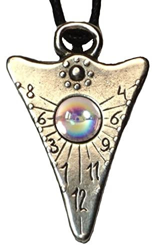 MERCAVIP Sonnenuhr mit Anhänger, Triangulum, silberfarben (Iris)