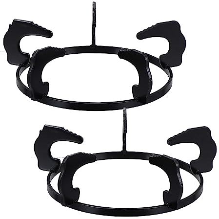 SHOWERORO 2piezas Soporte De Hierro Fundido Para Cocina Gas Accesorios De Cocina Estable y