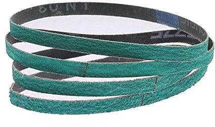 4 Stück Messerschleifen Schleifbänder 330 mm/457 mm/520 mm Zirkonia 577F Mini Bandschleifer Teile, P40