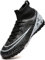 Donbest Boys Football Boots Cleats Kids Football Shoes Astro Turf Soccer Shoes Professional Spikes Football Competition Shoes,Blackwhite,EU38