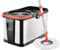 Generic 360 spin Mop and Stainless Steel Bucket Set, Mop and Buckets Sets with & 2 Thick Reusable Microfibre Pads, Wet & Dry Flat Floor Mops for Laminate Hardwood Tile Floor Cleaning