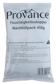 12er Pack Luftentfeuchter Granulat als Nachfüllpack, Entfeuchter Granulat 450g als Raumentfeuchter Trockner, Schimmel- und Geruchsschutz 9,10-2,75€/Kg (12 Stück)