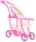 BESTonZON Puppenhaus Miniatur Baby Kinderwagen Spielzeug Baby Kinderwagen Set Kinder Rollenspiel Puppenhaus Miniaturen Dekorative Ornamente