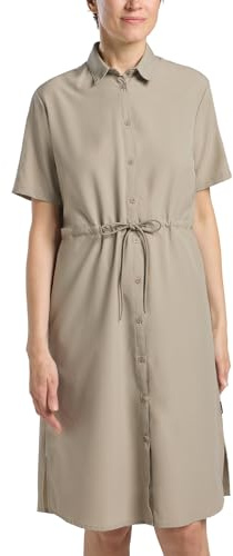Jack Wolfskin Damen Waimea Dress W Lässiges Kleid, Stone, XXL