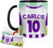 Kembilove Taza Personalizada Fútbol | Tazas de Desayuno Fútbol | Regalo Original Valladolid | Fútbol para Niños | Día del Padre | Tazas personalizadas