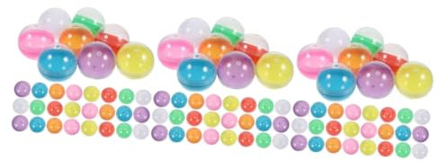 Abaodam Plastikball Zum Öffnen 150 -spielzeug Bingo-ball-ersatz Tischtennis Runde Kapseln Reinigungstabletten Kaffeevollautomaten Ball Für Die Interessante Spielbälle Pp