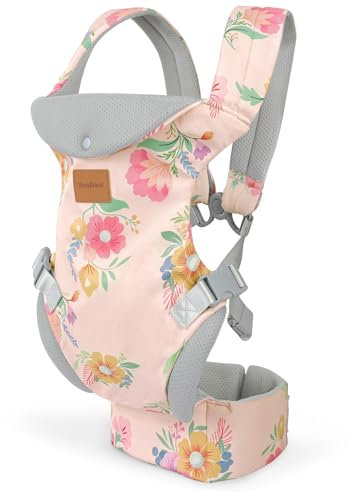 YooxArmor Babytrage für Neugeborene ab Geburt,Ergonomische gemütlich und leichtgewichtig Babybauchtrage mit Nackenstütze,Rückentrage Baby-Tragetasche Geeignet für 3-30 kg