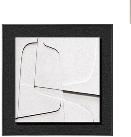 Dekorative Stromzähler-Abdeckung Zählerkasten-Dekormalerei mit Aluminiumrahmen und Spiegelkristall, moderner, minimalistischer Verteilerkasten für Schlafzimmer/Küche/Büro, Erweiterungsschraube(Style3,