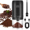 Electric Coffee Grinder Cordless, 40 Adjustable Settings Conical Burr Grinder, Coffee Bean Grinder with 1800mAh Rechargeable Battery for Espresso & French Press, Quiet & Easy Clean