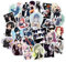 50 Pcs Black Butlers Aufkleber Anime Figur Vinyl Wasserdicht DIY Stickers Für Computer Skateboard Gepäck Auto Fahrrad