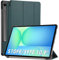 WD&CD Custodia Compatibile per Samsung Galaxy Tab S10 FE / S9 FE 10.9, Ultra Sottile PU leather Smart Pelle Cover con la Funzione Compatibile per Samsung Galaxy Tab S10 FE / S9 FE 10.9, Verde Scuro