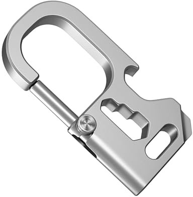 HEEZOU Porte-clés multifonctionnel durable Gadget compact Outil d'extérieur et pratique au quotidien