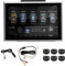 Oreilet 9 Inch 4K Portable TV for Cars, Touch Screen Car Headrest Monitor Tablet for Back Seat, Wireless Multi Media Video Player for Android 11, 2G 32G