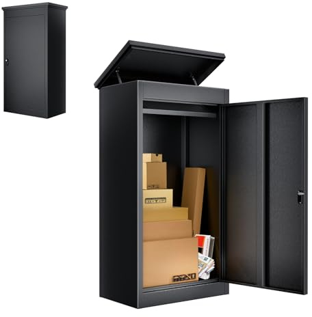 120CM Briefkasten Paketbox mit Zahlenschloss, extra große Paketboxen für den Außenbereich, für Pakete, Päckchen, für Briefe mit Paketsafe