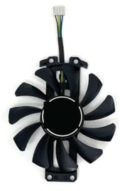 YUNHUOZ GA81S2U 12V GPU Cooling Fan For KFA2 for GALAX GTX 660 760 Graphics Card Cooler(Black 1-Fan)