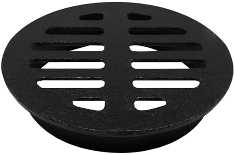 Removable Floor Drain Cover, 75 110 160 250mm Garden Drainage Grate, Lawns Black Drain Covers Strainer Outdoor, Insert Floor Sewer Accessory, Grid Keep Drains Clear, AntisBlocking(250mm)