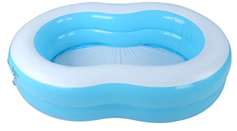 MechKit Piscine Gonflable Piscines pour Enfants Gonflable Famille Piscine Gonflable Durable Hautement Scellée Sûre Respectueuse de l'environnement PVC Épaissi Enfants Bas Rond