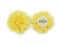 PrettyBoutique 7cm Chiffon Flower Brooch Corsage Safety Pin Dress Hat Bag Decoration Accessories (Yellow)