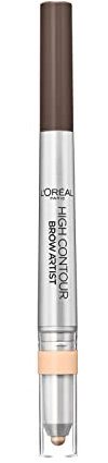 L'Oréal Paris Brow Artist High, 2-in-1 Augenbrauenstift mit farblich abgestimmtem Highlighter, 500 g