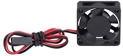 Ventilateur, 5V-7V CC Ventilateur de Refroidissement RC Système de radiateur de Moteur Pièces de Voiture de Ventilateur de CC Noir(25 * 25MM)