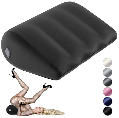 liebesfreunde® Sex Lendenkissen für mehr Spaß - Kissen aufblasbar für Sexstellungen - Sexspielzeug für Paare, schwarz