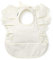 Elodie Details Baby Lätzchen mit Auffangschale - Abwaschbar - Skandinavisches Design - Wasserdicht - Vanilla White
