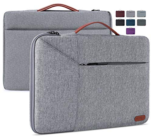 Laptop Case Sleeve 13.3-14 Inch Briefcase Waterproof Shock Resistant Laptop Cover Bag Compatible Notebook Chromebook ThinkPad Ultrabook, MacBook Pro 15 Inch 2016-2019