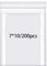 Rshuhx Grip Seal Bags Small Plastic Bags Resealable Heavy Duty Thicken 160μm 200pcs 7cmX10cm/3X4 Little Sealable Strong Bag Handy for Storage Nuts Cookies Jewellery Coins Pills Packaging