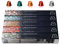 Paquete Nespresso World Explorations: ENVIVO LUNGO, FORTISSIO LUNGO, LINIZIO LUNGO, SHANGHAI LUNGO, BUENOS AIRES LUNGO, 50 Cápsulas